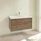 Villeroy and Boch Avento Arizona Oak 1000mm Wall Hung 2-Drawer Vanity Unit Profile Large Image