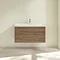 Villeroy and Boch Avento Arizona Oak 1000mm Wall Hung 2-Drawer Vanity Unit  Feature Large Image