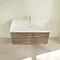 Villeroy and Boch Avento Arizona Oak 1000mm Wall Hung 2-Drawer Vanity Unit Standard Large Image