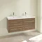 Villeroy and Boch Avento Arizona Oak 1200mm Wall Hung 4-Drawer Double Vanity Unit  Profile Large Image