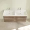 Villeroy and Boch Avento Arizona Oak 1200mm Wall Hung 4-Drawer Double Vanity Unit  Standard Large Image