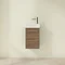Villeroy and Boch Avento Arizona Oak 360mm Wall Hung Vanity Unit with Left Bowl Basin Feature Large