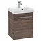 Villeroy and Boch Avento Arizona Oak 450mm Wall Hung 1-Door Vanity Unit Large Image