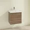 Villeroy and Boch Avento Arizona Oak 550mm Wall Hung 1-Drawer Vanity Unit Profile Large Image