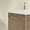 Villeroy and Boch Avento Arizona Oak 550mm Wall Hung 1-Drawer Vanity Unit In Bathroom Large Image