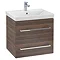 Villeroy and Boch Avento Arizona Oak 600mm Wall Hung 2-Drawer Vanity Unit Large Image