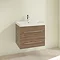 Villeroy and Boch Avento Arizona Oak 650mm Wall Hung 2-Drawer Vanity Unit Profile Large Image