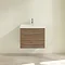 Villeroy and Boch Avento Arizona Oak 650mm Wall Hung 2-Drawer Vanity Unit Feature Large Image