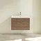 Villeroy and Boch Avento Arizona Oak 800mm Wall Hung 2-Drawer Vanity Unit Feature Large Image