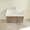 Villeroy and Boch Avento Arizona Oak 800mm Wall Hung 2-Drawer Vanity Unit Standard Large Image