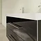 Villeroy and Boch Avento Crystal Black 1000mm Wall Hung 2-Drawer Double Vanity Unit  In Bathroom Lar