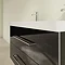 Villeroy and Boch Avento Crystal Black 1000mm Wall Hung 2-Drawer Double Vanity Unit In Bathroom Lar