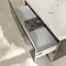Villeroy and Boch Avento Crystal Black 1000mm Wall Hung 2-Drawer Double Vanity Unit Newest Large Im
