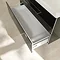 Villeroy and Boch Avento Crystal Black 1000mm Wall Hung 2-Drawer Vanity Unit In Bathroom Large Imag