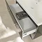 Villeroy and Boch Avento Crystal Black 1000mm Wall Hung 2-Drawer Vanity Unit additional Large Image