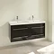 Villeroy and Boch Avento Crystal Black 1200mm Wall Hung 4-Drawer Double Vanity Unit  Profile Large I