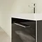 Villeroy and Boch Avento Crystal Black 550mm Wall Hung 1-Drawer Vanity Unit  In Bathroom Large Image