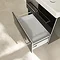 Villeroy and Boch Avento Crystal Black 650mm Wall Hung 2-Drawer Vanity Unit additional Large Image