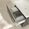 Villeroy and Boch Avento Crystal Black 650mm Wall Hung 2-Drawer Vanity Unit Newest Large Image