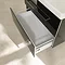 Villeroy and Boch Avento Crystal Black 800mm Wall Hung 2-Drawer Vanity Unit In Bathroom Large Image