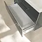 Villeroy and Boch Avento Crystal Grey 1000mm Wall Hung 2-Drawer Vanity Unit  In Bathroom Large Image