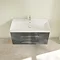 Villeroy and Boch Avento Crystal Grey 1000mm Wall Hung 2-Drawer Vanity Unit Standard Large Image