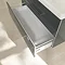 Villeroy and Boch Avento Crystal Grey 1000mm Wall Hung 2-Drawer Vanity Unit  additional Large Image