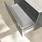Villeroy and Boch Avento Crystal Grey 1000mm Wall Hung 2-Drawer Vanity Unit additional Large Image