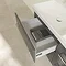 Villeroy and Boch Avento Crystal Grey 1200mm Wall Hung 4-Drawer Double Vanity Unit  Newest Large Ima