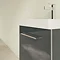 Villeroy and Boch Avento Crystal Grey 450mm Wall Hung 1-Door Vanity Unit  In Bathroom Large Image