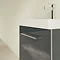 Villeroy and Boch Avento Crystal Grey 450mm Wall Hung 1-Door Vanity Unit In Bathroom Large Image