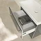 Villeroy and Boch Avento Crystal Grey 650mm Wall Hung 2-Drawer Vanity Unit Newest Large Image