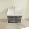 Villeroy and Boch Avento Crystal Grey 650mm Wall Hung 2-Drawer Vanity Unit Standard Large Image
