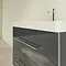 Villeroy and Boch Avento Crystal Grey 800mm Wall Hung 2-Drawer Vanity Unit  In Bathroom Large Image
