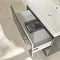 Villeroy and Boch Avento Crystal Grey 800mm Wall Hung 2-Drawer Vanity Unit Newest Large Image