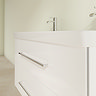 Villeroy and Boch Avento Crystal White 1000mm Wall Hung 2-Drawer Double Vanity Unit  In Bathroom Lar
