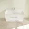 Villeroy and Boch Avento Crystal White 1000mm Wall Hung 2-Drawer Vanity Unit  Standard Large Image