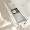Villeroy and Boch Avento Crystal White 1000mm Wall Hung 2-Drawer Vanity Unit  Newest Large Image