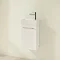 Villeroy and Boch Avento Crystal White 360mm Wall Hung Vanity Unit with Left Bowl Basin Profile Lar