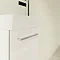 Villeroy and Boch Avento Crystal White 360mm Wall Hung Vanity Unit with Left Bowl Basin In Bathroom