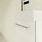 Villeroy and Boch Avento Crystal White 360mm Wall Hung Vanity Unit with Right Bowl Basin  In Bathroo