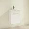 Villeroy and Boch Avento Crystal White 450mm Wall Hung 1-Door Vanity Unit Profile Large Image