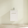 Villeroy and Boch Avento Crystal White 450mm Wall Hung 1-Door Vanity Unit  Feature Large Image