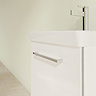 Villeroy and Boch Avento Crystal White 450mm Wall Hung 1-Door Vanity Unit  In Bathroom Large Image