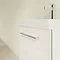 Villeroy and Boch Avento Crystal White 450mm Wall Hung 1-Door Vanity Unit  In Bathroom Large Image