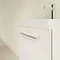 Villeroy and Boch Avento Crystal White 450mm Wall Hung 1-Door Vanity Unit In Bathroom Large Image