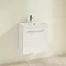 Villeroy and Boch Avento Crystal White 550mm Wall Hung 1-Drawer Vanity Unit  Profile Large Image