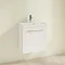 Villeroy and Boch Avento Crystal White 550mm Wall Hung 1-Drawer Vanity Unit Profile Large Image