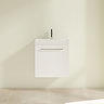 Villeroy and Boch Avento Crystal White 550mm Wall Hung 1-Drawer Vanity Unit Feature Large Image