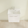 Villeroy and Boch Avento Crystal White 550mm Wall Hung 1-Drawer Vanity Unit Standard Large Image